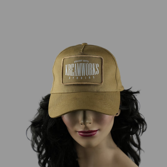 STRAIGHT OUTTA KWS CAP - BEIGE