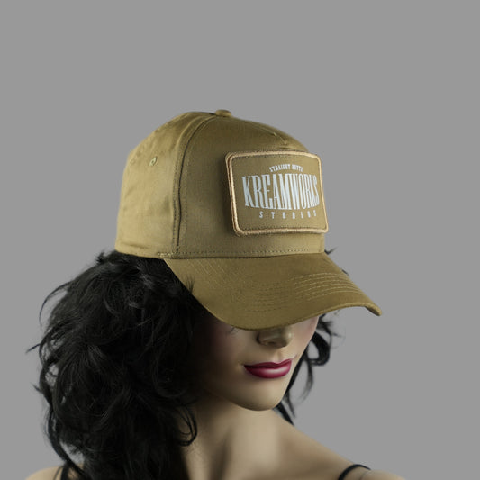 STRAIGHT OUTTA KWS CAP - BEIGE